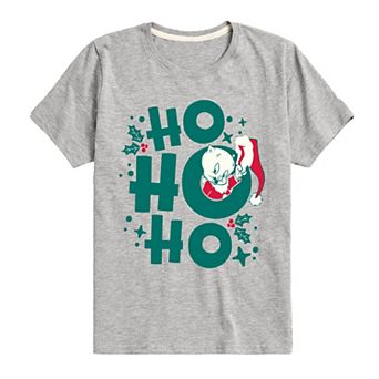 Boys 8-20 Looney Tunes Porky Ho Ho Ho Graphic Tee