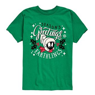 Boys 8-20 Looney Tunes Seasons Greetings Graphic Tee