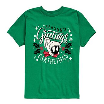Boys 8-20 Looney Tunes Seasons Greetings Graphic Tee