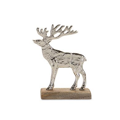 Melrose 2-pc. Metal Deer Side Silhouette Table Decor Set