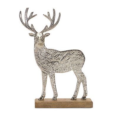 Melrose 2-pc. Metal Deer Front Silhouette Table Decor Set