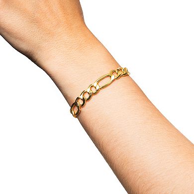 Taylor Grace Men's 9 in. Figaro Chain Bracelet