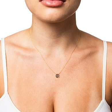 Taylor Grace 10k Gold Diamond Accent @-Sign Necklace