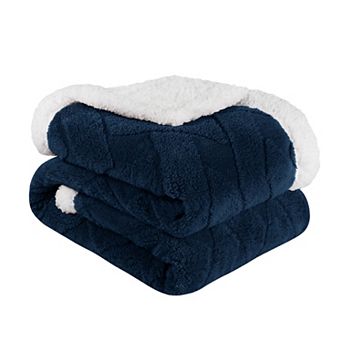 SUPERIOR Nuuk Reversible Plush Sherpa Fleece Blanket