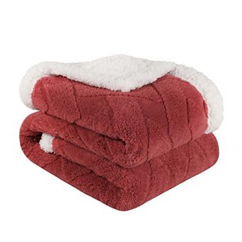 SUPERIOR Nuuk Reversible Plush Sherpa Fleece Blanket