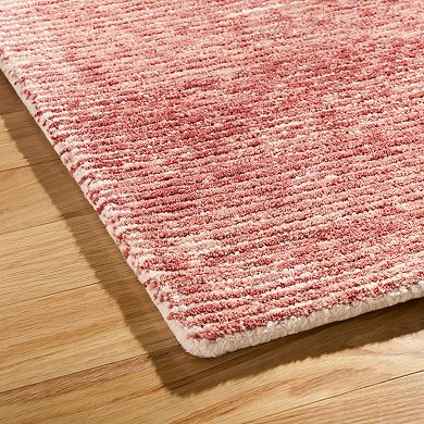 Town & Country Luxe Rita Ribbed Textured Hand Tufted 100% Wool Area Rug
