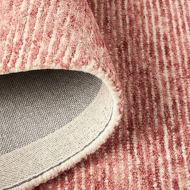 Town & Country Luxe Rita Ribbed Textured Hand Tufted 100% Wool Area Rug