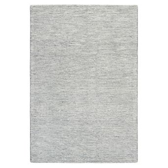 Town and Country Luxe Rita Ribbed Textured Hand Tufted 100% Wool Area Rug
