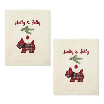 Avanti 2 pc Holiday Hand Towel Set
