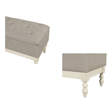 Madison Park Signature Beckett Tufted Storage Bench