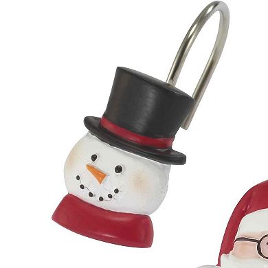 Avanti 12-Piece Holiday Shower Hook Set