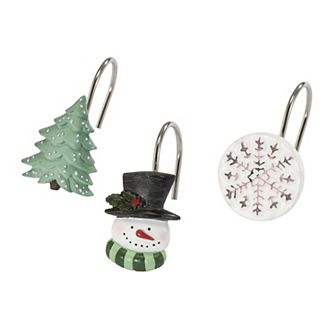 Avanti 12 pc Holiday Shower Hook Set