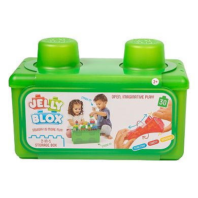 Pressman Jelly Blox Stash & Stack 2-In-1 Storage Case