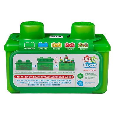 Pressman Jelly Blox Stash & Stack 2-In-1 Storage Case