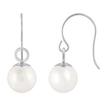Celebration Gems Sterling Silver 5 mm Sphere Gemstone Drop Earrings
