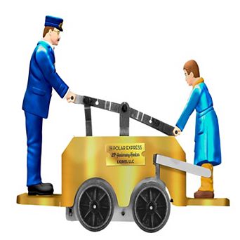 Lionel Warner Bros. The Polar Express 20th Anniversary Gold Plated Handcar