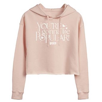 Juniors' Wicked You're Gonna Be Popular Cropped Hoodie