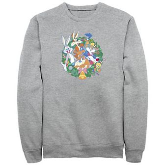 Big & Tall Looney Tunes Christmas Wreath Graphic Fleece