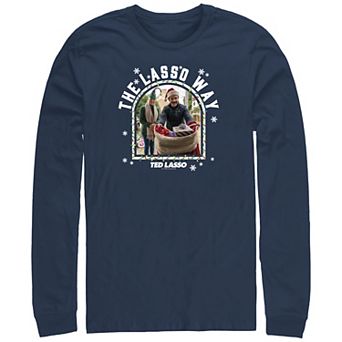 Big & Tall Ted Lasso The Lasso Way Christmas Gifts Long Sleeve Graphic Tee