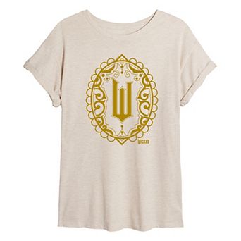 Juniors' Wicked Logo Oversized Tee