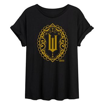 Juniors' Wicked Logo Oversized Tee
