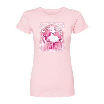 Juniors' Wicked Glinda Portrait Fitted Tee