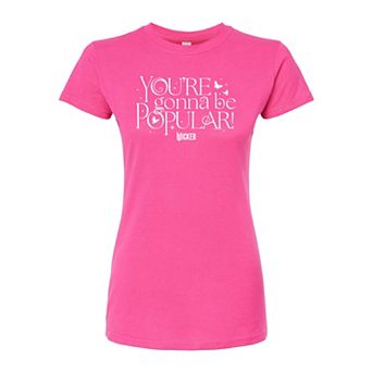 Juniors' Wicked You're Gonna Be Popular Fitted Tee