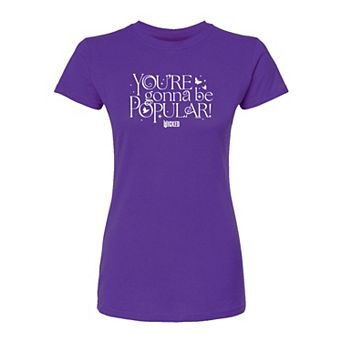 Juniors' Wicked You're Gonna Be Popular Fitted Tee