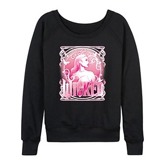 Women's Wicked Glinda Portrait French Terry Long Sleeve Tee