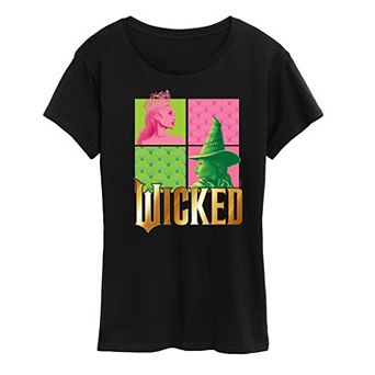 Women's Wicked Glinda & Elphaba Grid Tee