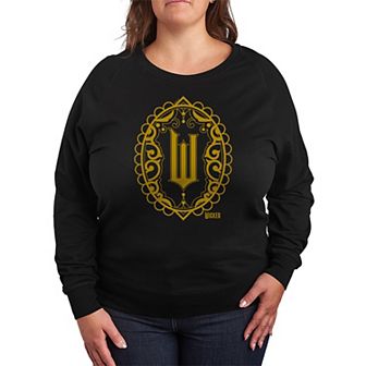 Plus Size Wicked Logo French Terry Long Sleeve Tee