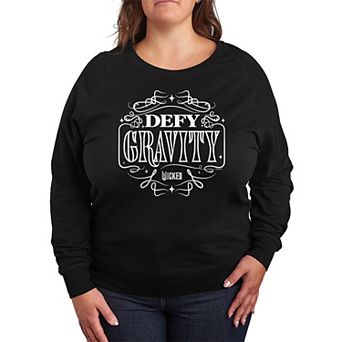 Plus Size Wicked Defy Gravity French Terry Long Sleeve Tee