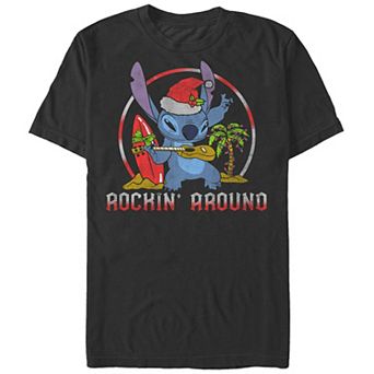 Disney's Lilo & Stitch Rockin' Around Stitch Men's Graphic Tee