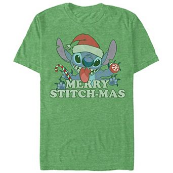 Disney's Lilo & Stitch Merry Stitch-Mas Men's Graphic Tee
