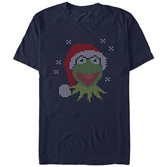 Disney's The Muppets Santa Claus Kermit Men's Graphic Tee