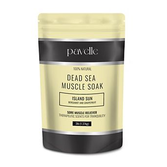 Pavelle 3 Lbs. Dead Sea Muscle Soak, 100% Natural Dead Sea Salts For Soaking