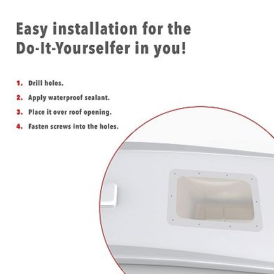 Hike Crew Rv Skylight - Rv Skylight Replacement Cover, 18” X 26” Fits Most Rv Openings