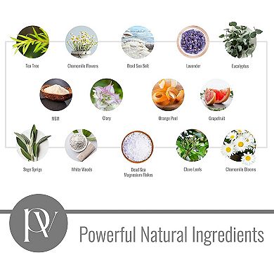 Pavelle 2 lbs. Dead Sea Foot Soak, Natural Bath Salts & Minerals For Tired Feet