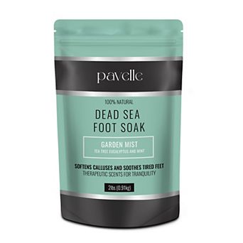 Pavelle 2 lbs. Dead Sea Foot Soak, Natural Bath Salts & Minerals For Tired Feet