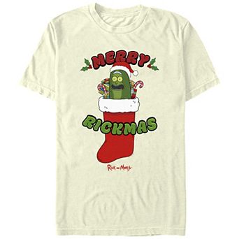 Men's Rick And Morty Merry Rickmas Graphic Tee