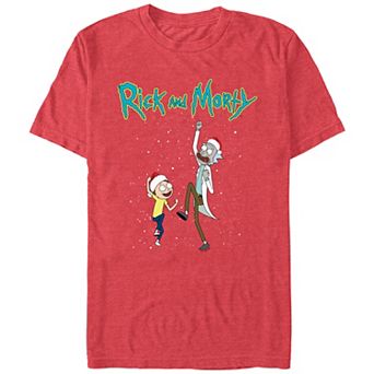 Men's Rick And Morty Christmas Dance Graphic Tee