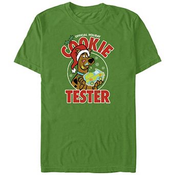 Men's Scooby-Doo Official Holiday Cookie Tester Graphic Tee