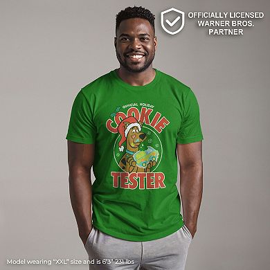 Men's Scooby-Doo Official Holiday Cookie Tester Graphic Tee