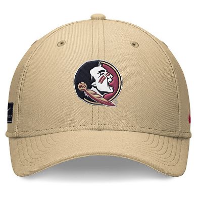 Men's Nike Gold Florida State Seminoles 2024 On-Field Swoosh Flex Hat