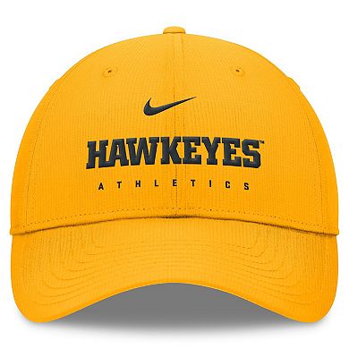 Men's Nike Gold Iowa Hawkeyes 2024/25 On-Field Club Performance Adjustable Hat