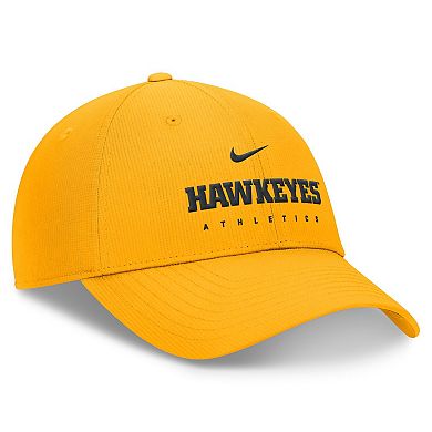 Men's Nike Gold Iowa Hawkeyes 2024/25 On-Field Club Performance Adjustable Hat