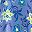 French Blue Jacquard