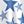 White Striped Stars
