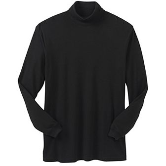 Kingsize Men's Big & Tall Turtleneck Long-sleeve Tee