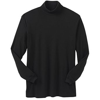 KingSize Men's Big & Tall Turtleneck Long-Sleeve Tee